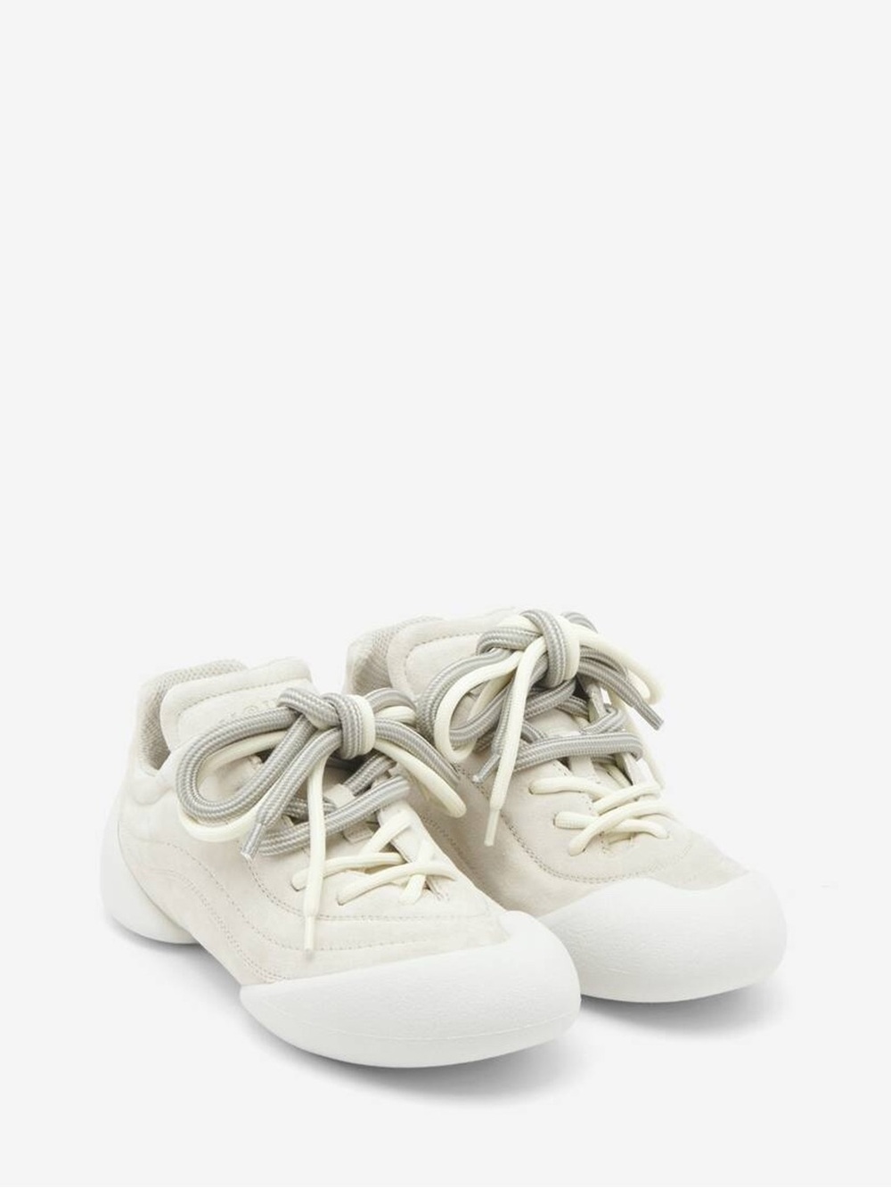 Alexander McQueen Flexion Trainers Beige Suede